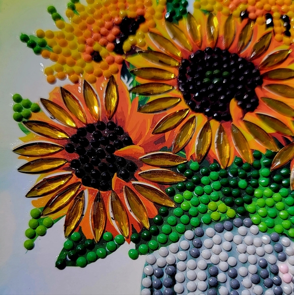 Sunflowers in Vase Greeting Card Blank Inside - Picture 5 of 5